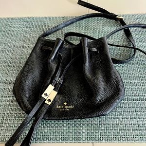 Kate Spade, leather Crossbody Bucket Bag